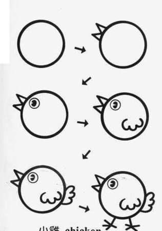 Поэтапное рисование для самых маленьких