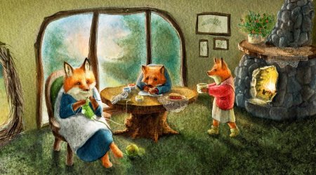 Уютная лиса