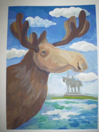 Рисунок на тему животные