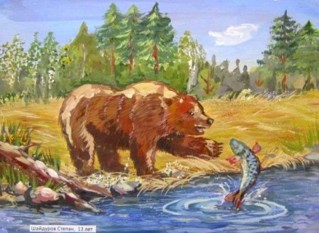 Заповедная природа картины