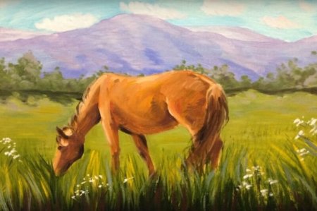 Лошадь рисунок