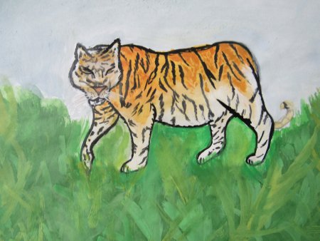 Животные красной книги России рисунки детей