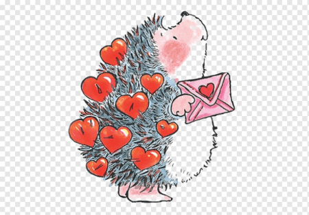 Еж с сердечком