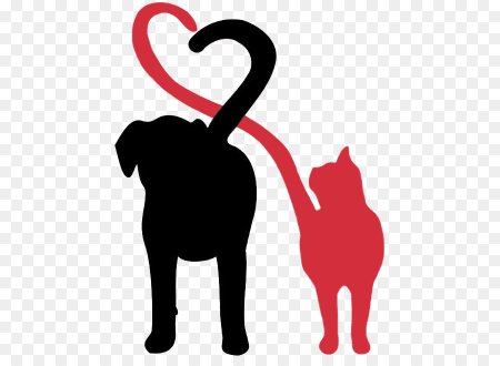 Логотип кошка и собака