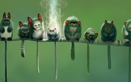 Монстрики на ветке