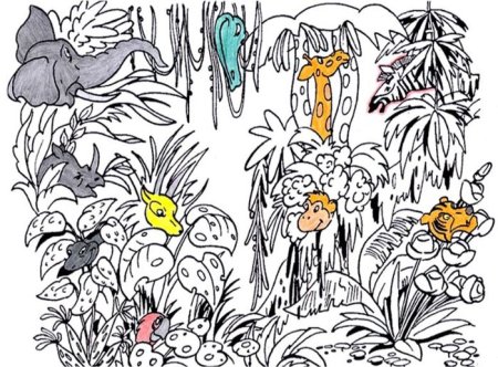 Спрятанные животные