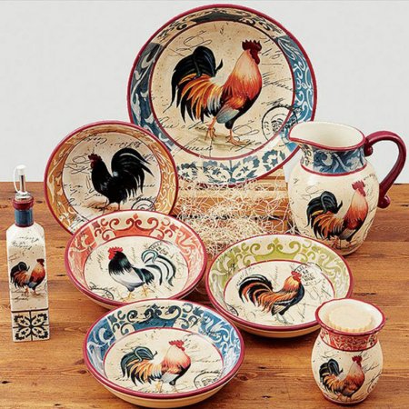 Животный орнамент на посуде