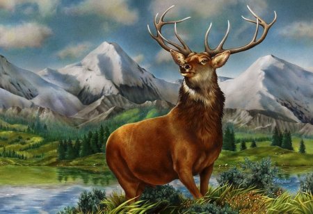 Марал живопись