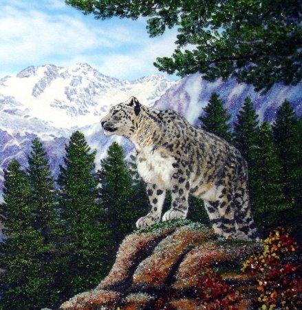 Алексей Мосман картины из самоцветов