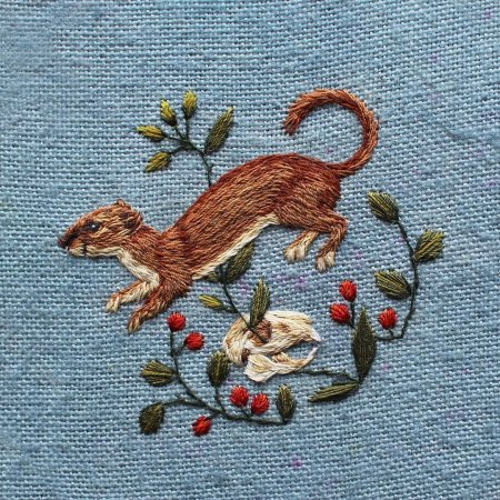 Chloe Giordano вышивка