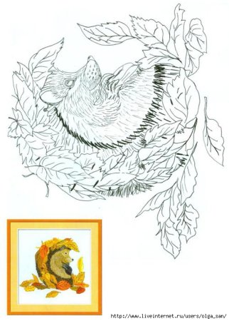Вышивка гладью схемы животных
