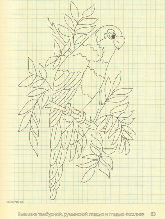 Вышивка гладью схемы животных