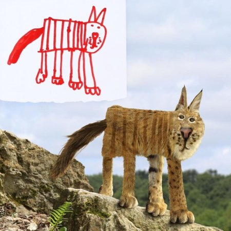 Как бы выглядели животные с рисунков детей