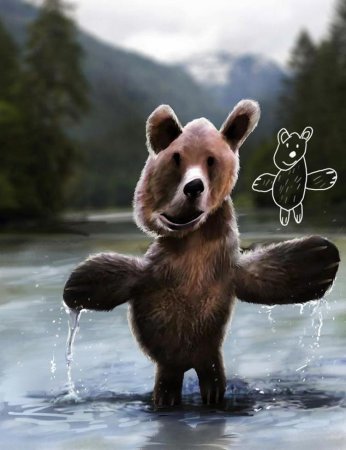 Весёлый мишка