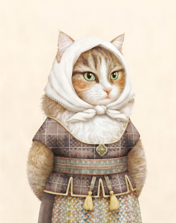 Кот в платочке