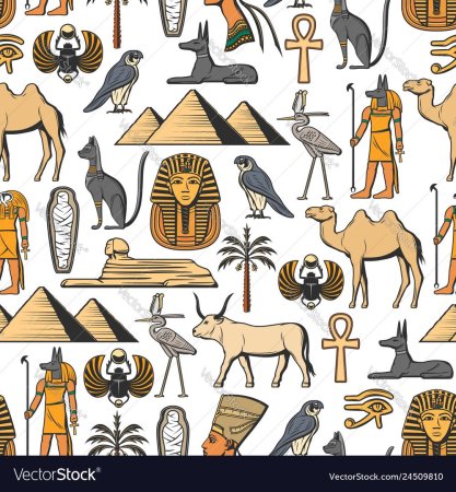 Звериные орнаменты древнего Египта