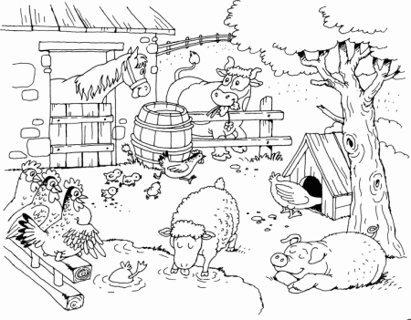 Раскраски сюжетные