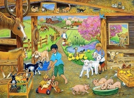 Двор раскраска для детей