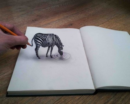 Котик рисунок карандашом