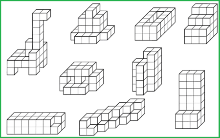 Фигуры из кубиков