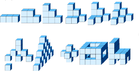 Фигуры из кубов