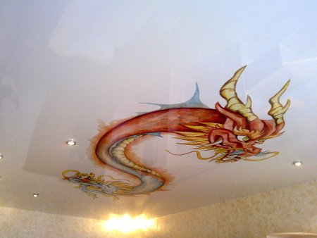 Арт печать на натяжных потолках