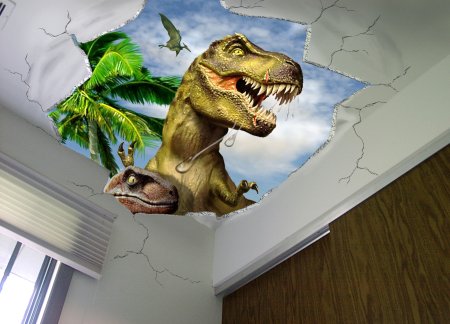 Потолки динозавры