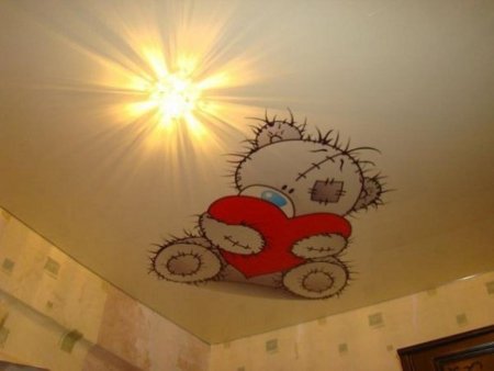 Натяжные потолки с фотопечатью для детской