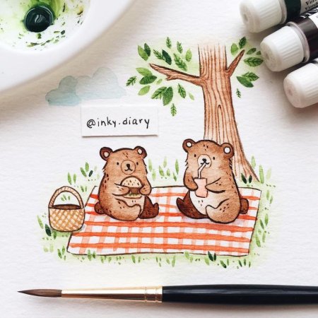 @Inky.Diary иллюстрации