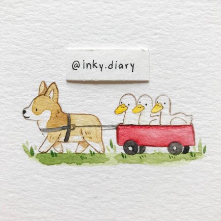 @Inky.Diary милые иллюстрации