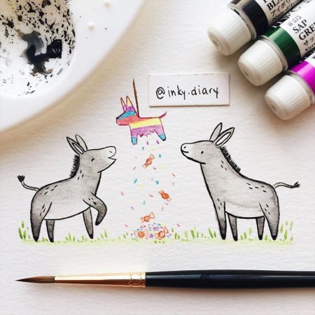 @Inky.Diary милые иллюстрации