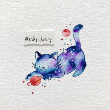 Милые иллюстрации животных Inky