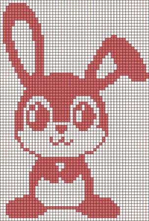 Схема рисунка для вязания спицами для детей