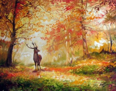 Пейзаж с животным