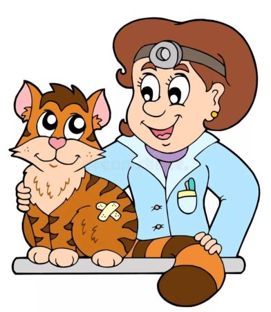 Ветеринар мультяшный