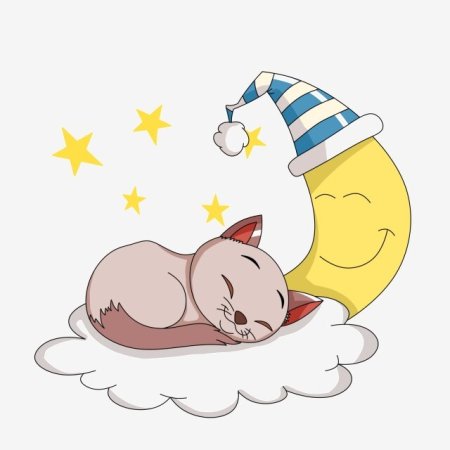 Мультяшка спит