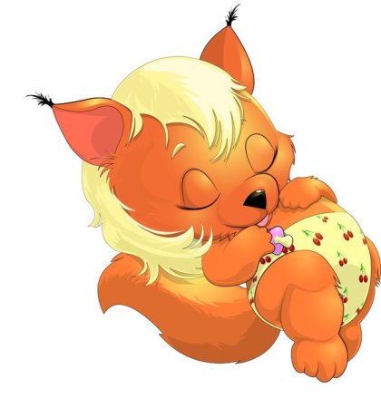 Спящие животные мультяшные