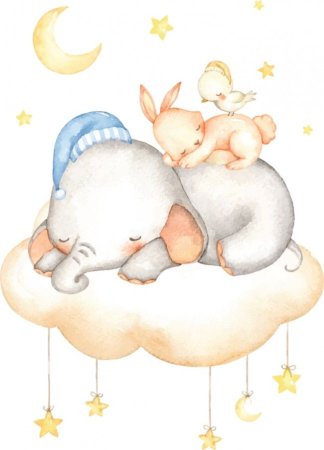 Зайка на облачке