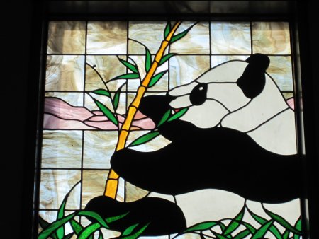 Витраж животные