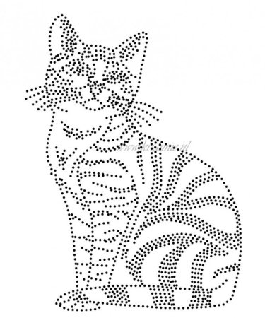 Трафареты для рисования точками