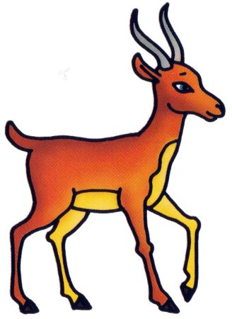 Газель животное для детей