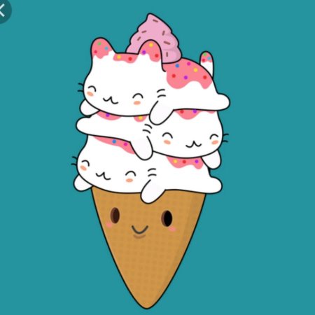Котик мороженое