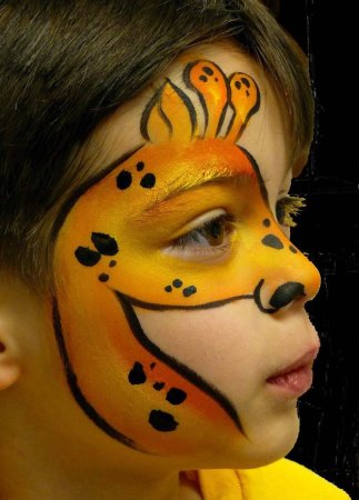 Аквагрим волк