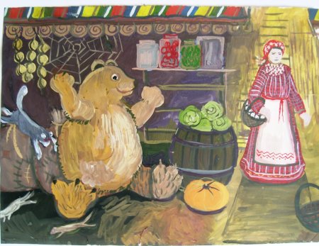 Иллюстрации к удмуртским сказкам