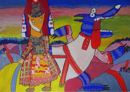 Иллюстрации к удмуртским сказкам