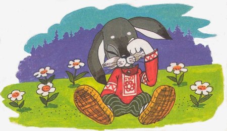 Грустный заяц