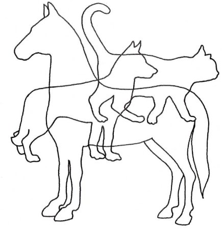 Сколько животных изображено на картинке