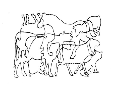 Ребенок обнимает собаку