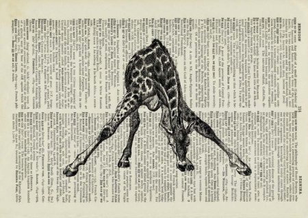 Рисование на газетной бумаге