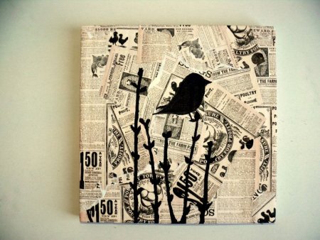 Коллаж из газет